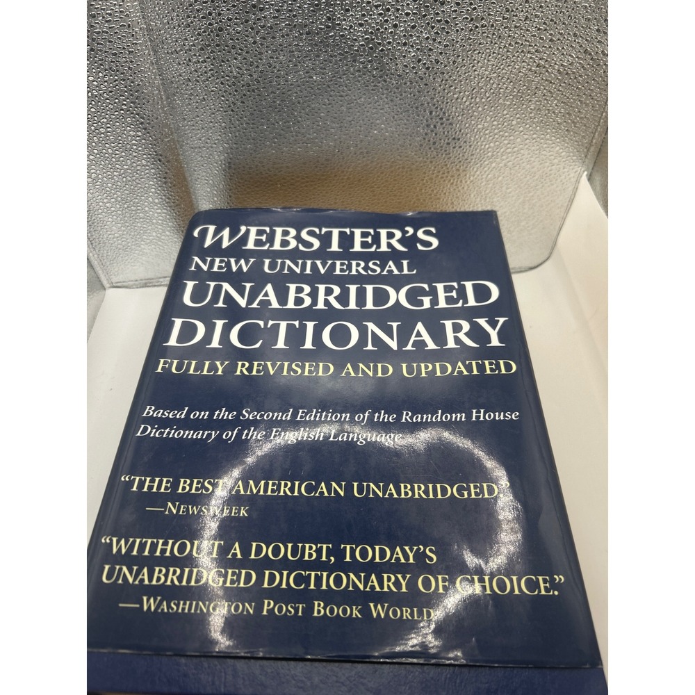 Websters New Universal Unabridged Dictionary Fully Revised Updated Barnes Noble